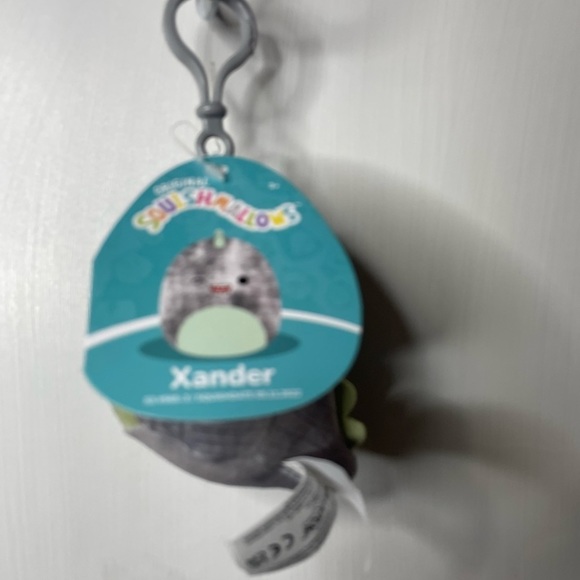 🔥BLOWOUT SALE🔥 SQUISHMALLOWS 3.5" Xander the T-Rex Plush Clip On NWT - Picture 4 of 4